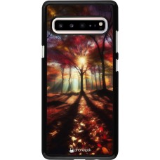 Coque Samsung Galaxy S10 5G - Automne doré glare