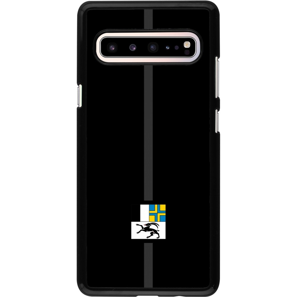 Samsung Galaxy S10 5G Case Hülle - Kanton GR schwarz
