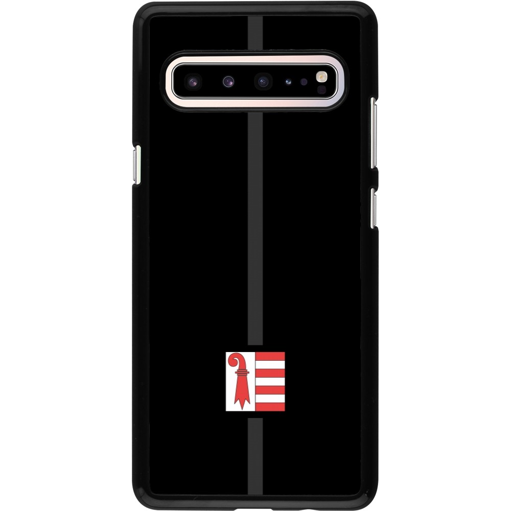 Samsung Galaxy S10 5G Case Hülle - Kanton JU schwarz