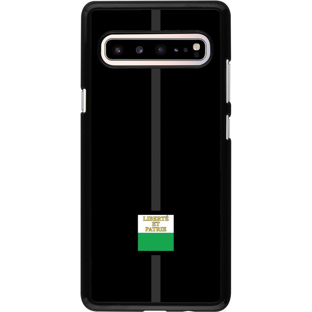 Samsung Galaxy S10 5G Case Hülle - Kanton VD schwarz
