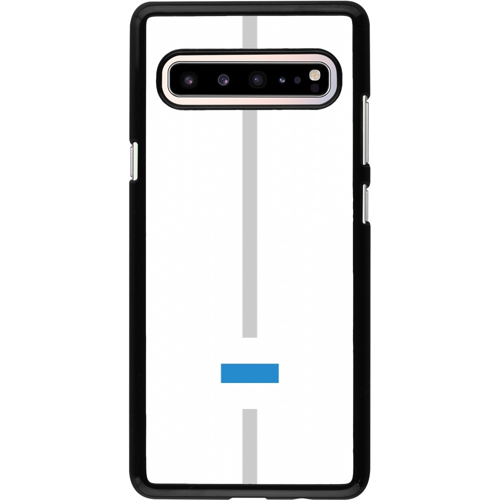 Samsung Galaxy S10 5G Case Hülle - Kanton ZG weiss