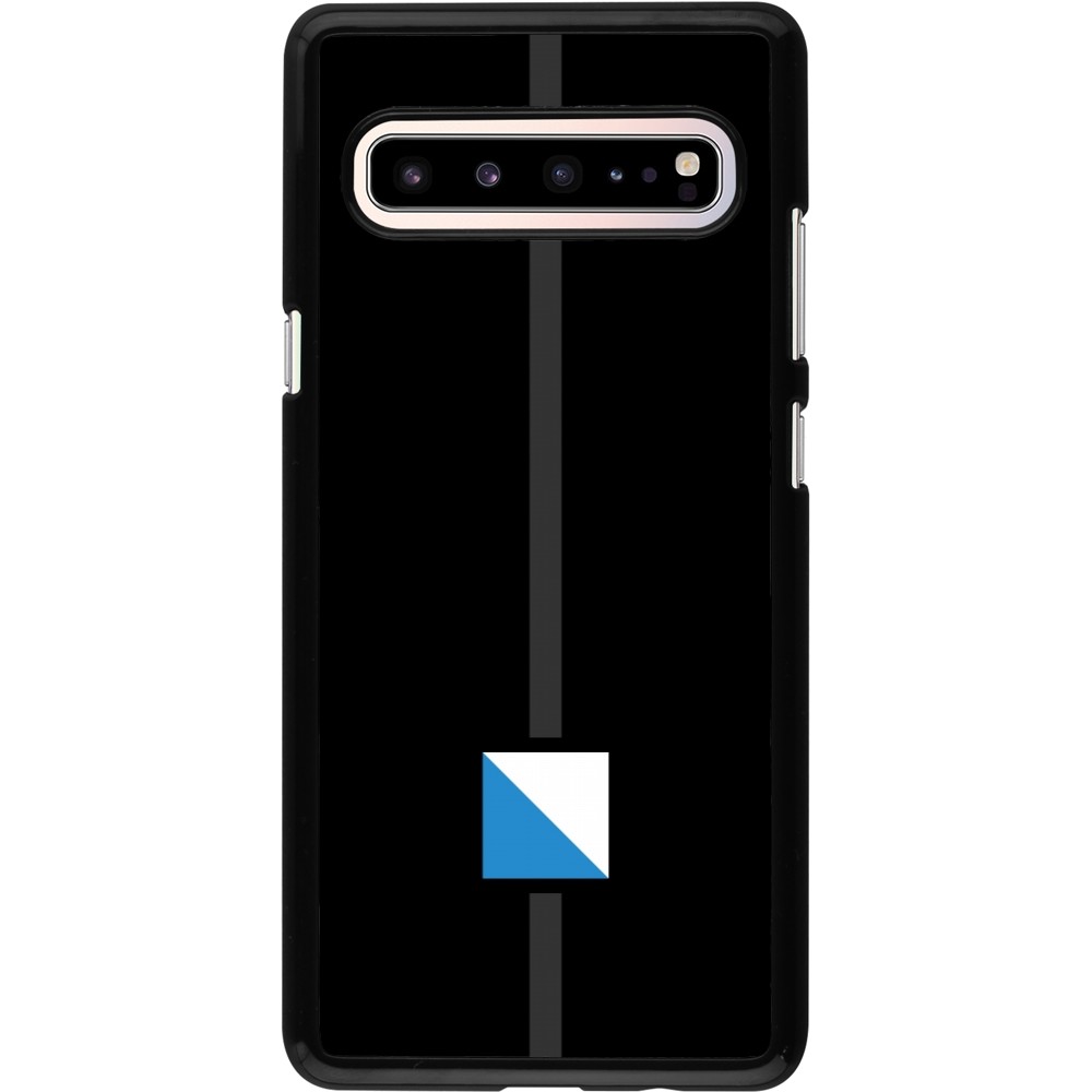 Samsung Galaxy S10 5G Case Hülle - Kanton ZH schwarz