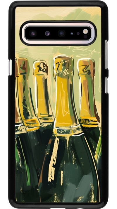 Samsung Galaxy S10 5G Case Hülle - Champagne Malerei