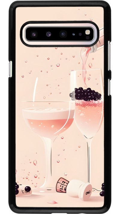Coque Samsung Galaxy S10 5G - Champagne Pouring Pink