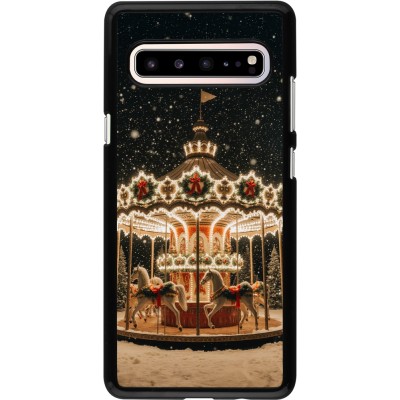 Samsung Galaxy S10 5G Case Hülle - Christmas 25 Carousel