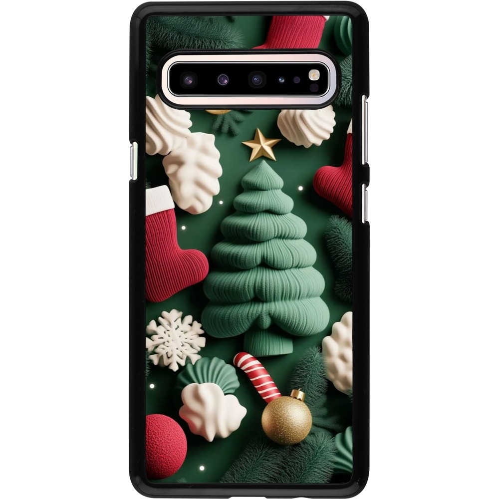Coque Samsung Galaxy S10 5G - Christmas 25 Christmas textiles