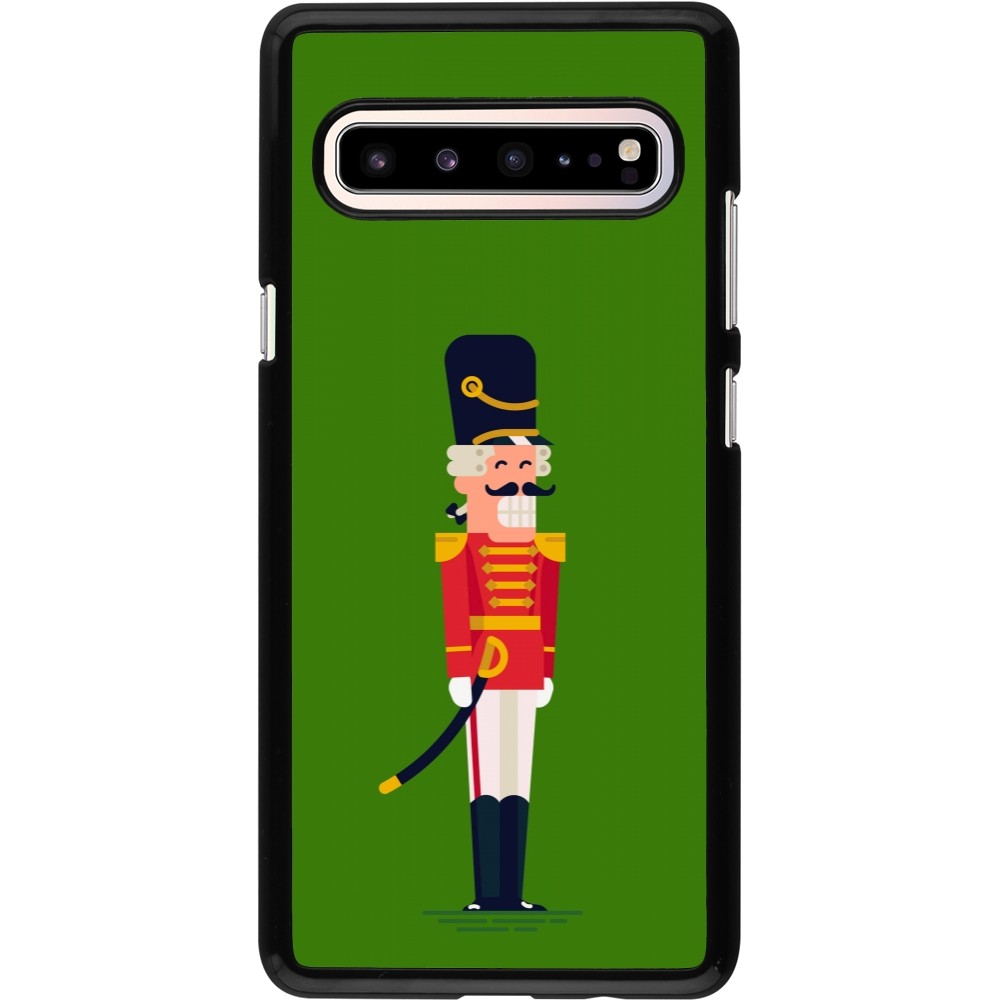 Coque Samsung Galaxy S10 5G - Christmas 25 Nutcracker Green
