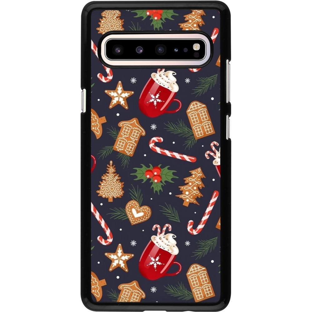Coque Samsung Galaxy S10 5G - Christmas 25 Pattern Gingerbread House