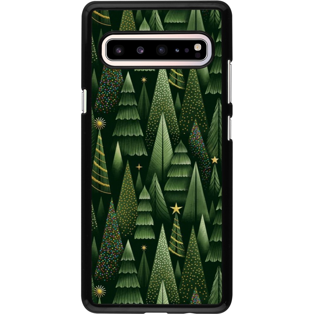 Coque Samsung Galaxy S10 5G - Christmas 25 Pattern Xmas Tree