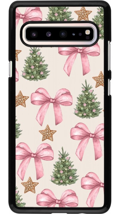 Coque Samsung Galaxy S10 5G - Christmas 25 Vintage Ribbons