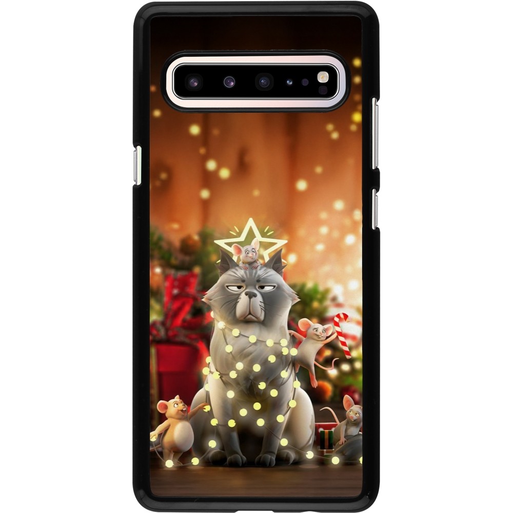 Coque Samsung Galaxy S10 5G - Christmas 25 Xmas Cat