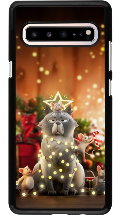 Coque Samsung Galaxy S10 5G - Christmas 25 Xmas Cat
