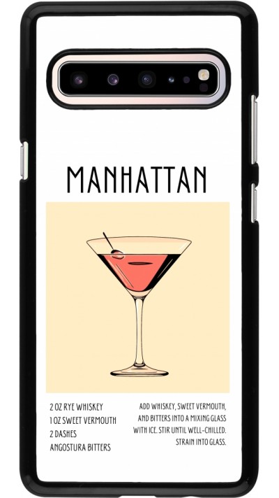 Samsung Galaxy S10 5G Case Hülle - Cocktail Rezept Manhattan