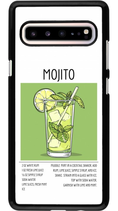 Samsung Galaxy S10 5G Case Hülle - Cocktail Rezept Mojito