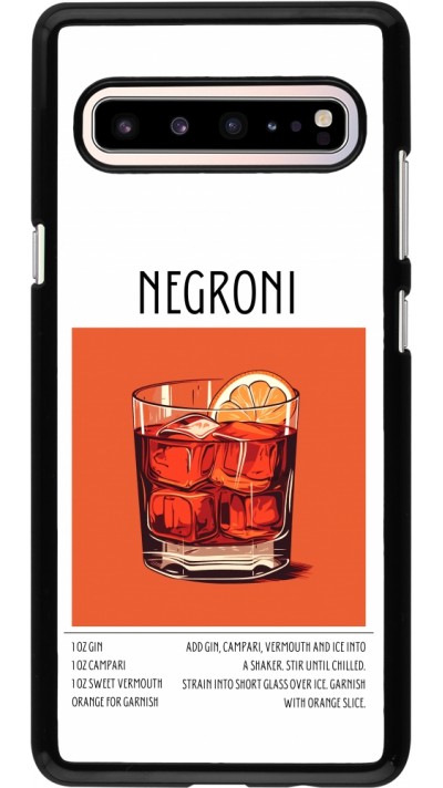 Coque Samsung Galaxy S10 5G - Cocktail recette Negroni