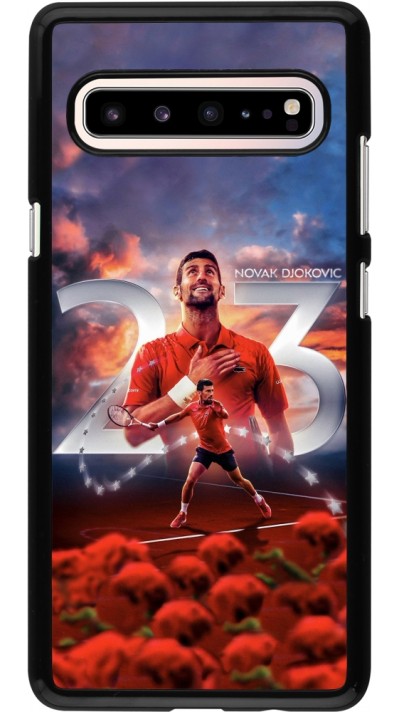 Coque Samsung Galaxy S10 5G - Djokovic 23 Grand Slam