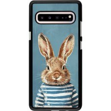 Coque Samsung Galaxy S10 5G - Easter 2026 Rabbit navy