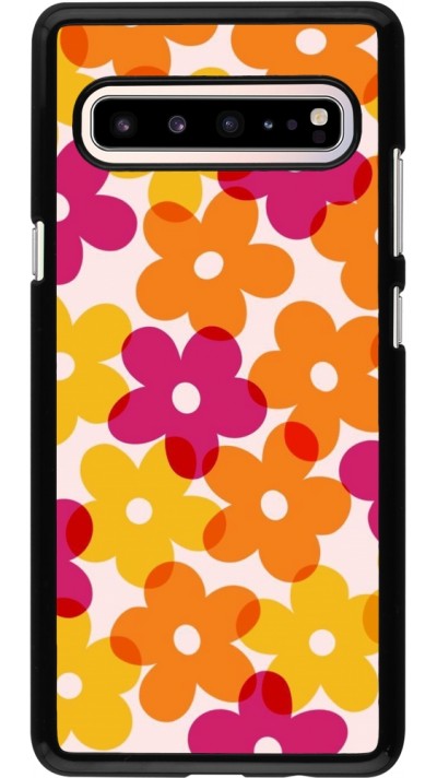 Coque Samsung Galaxy S10 5G - Easter 2024 yellow orange pink flowers