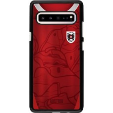 Coque Samsung Galaxy S10 5G - Maillot de football Autriche personnalisable