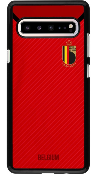Coque Samsung Galaxy S10 5G - Maillot de football Belgique 2022 personnalisable