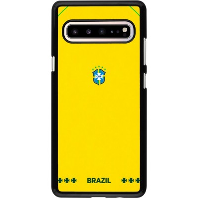 Samsung Galaxy S10 5G Case Hülle - Brasilien 2026 personalisierbares Fussballtrikot