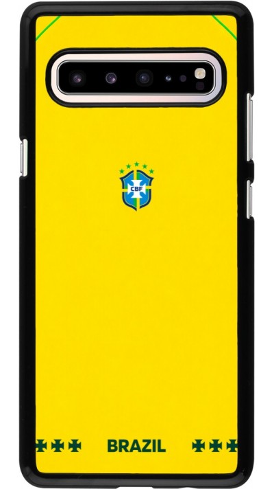 Samsung Galaxy S10 5G Case Hülle - Brasilien 2026 personalisierbares Fussballtrikot