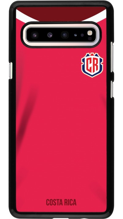 Coque Samsung Galaxy S10 5G - Maillot de football Costa Rica 2022 personnalisable