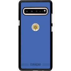 Coque Samsung Galaxy S10 5G - Maillot de football Curaçao 2026 personnalisable