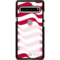 Coque Samsung Galaxy S10 5G - Maillot de football États-Unis 2026 personnalisable