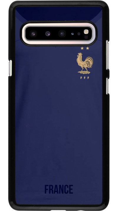 Coque Samsung Galaxy S10 5G - Maillot de football France 2022 personnalisable