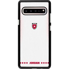 Coque Samsung Galaxy S10 5G - Maillot de football Jordanie 2026 personnalisable