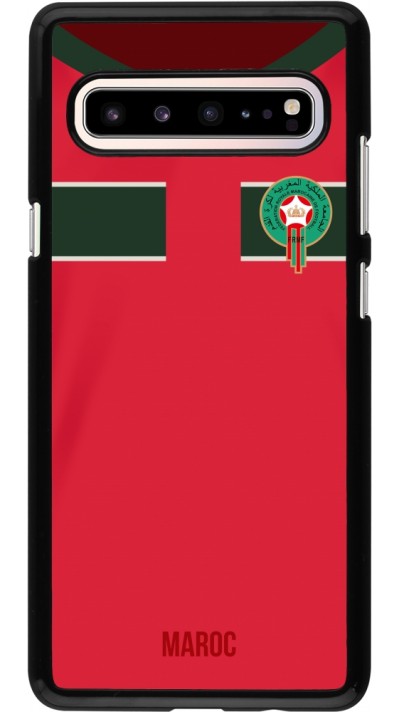 Samsung Galaxy S10 5G Case Hülle - Marokko 2022 personalisierbares Fussballtrikot