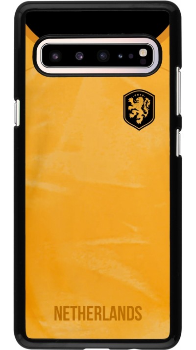 Coque Samsung Galaxy S10 5G - Maillot de football Pays-Bas 2022 personnalisable