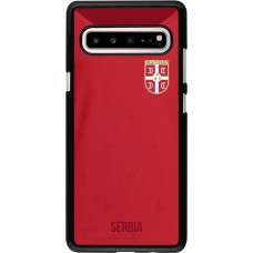Samsung Galaxy S10 5G Case Hülle - Serbien 2022 personalisierbares Fussballtrikot