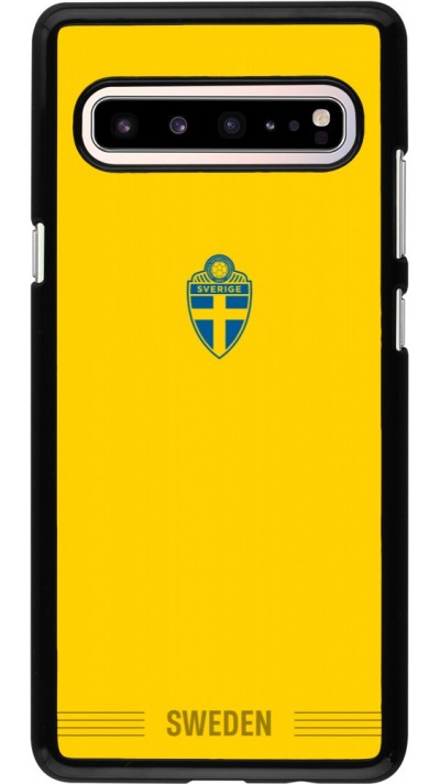 Coque Samsung Galaxy S10 5G - Maillot de football Suède 2026 personnalisable