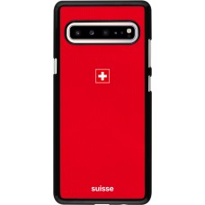 Coque Samsung Galaxy S10 5G - Maillot de football Suisse 2026 personnalisable