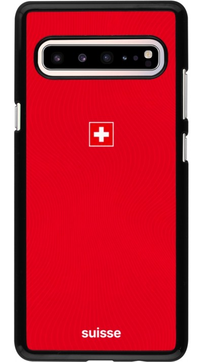 Coque Samsung Galaxy S10 5G - Maillot de football Suisse 2026 personnalisable