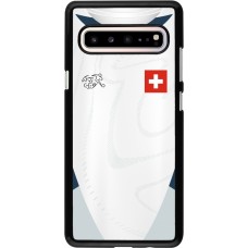 Samsung Galaxy S10 5G Case Hülle - Schweiz Away personalisierbares Fussballtrikot