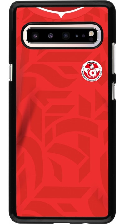 Coque Samsung Galaxy S10 5G - Maillot de football Tunisie 2022 personnalisable