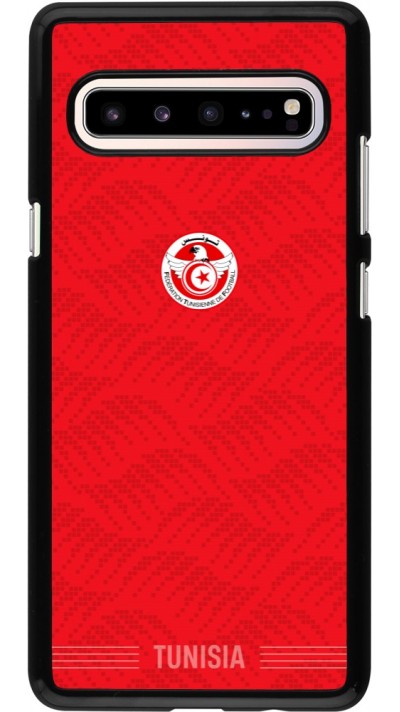 Coque Samsung Galaxy S10 5G - Maillot de football Tunisie 2026 personnalisable