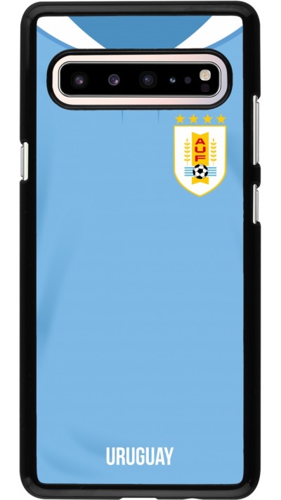 Coque Samsung Galaxy S10 5G - Maillot de football Uruguay 2022 personnalisable