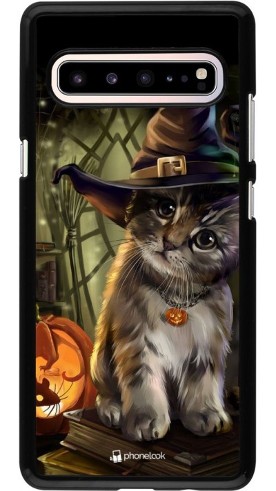 Hülle Samsung Galaxy S10 5G - Halloween 21 Witch cat