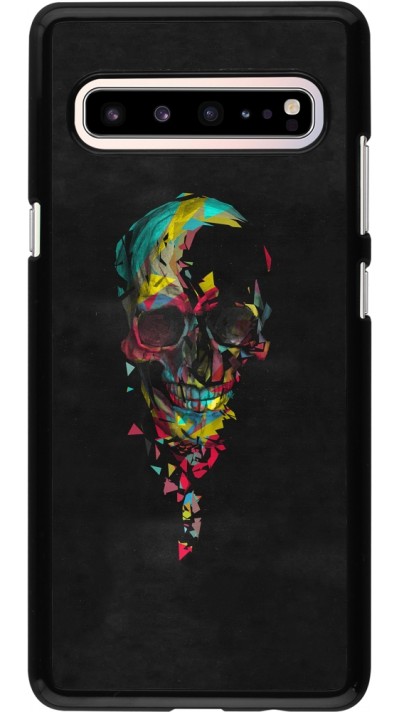 Samsung Galaxy S10 5G Case Hülle - Halloween 22 colored skull