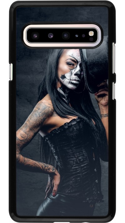 Coque Samsung Galaxy S10 5G - Halloween 22 Tattooed Girl