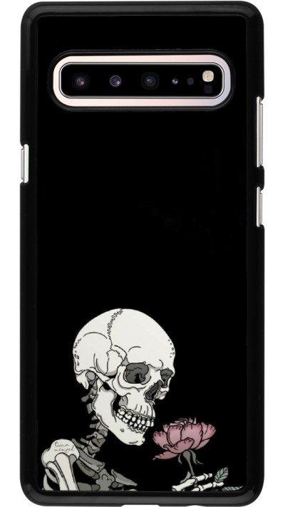Samsung Galaxy S10 5G Case Hülle - Halloween 2023 rose and skeleton