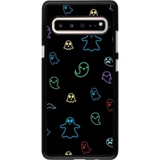 Samsung Galaxy S10 5G Case Hülle - Halloween 2024 colorful ghosts