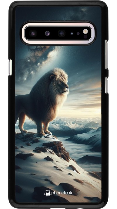 Coque Samsung Galaxy S10 5G - Le lion blanc