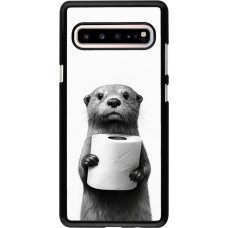 Samsung Galaxy S10 5G Case Hülle - Otter Toilettenpapier