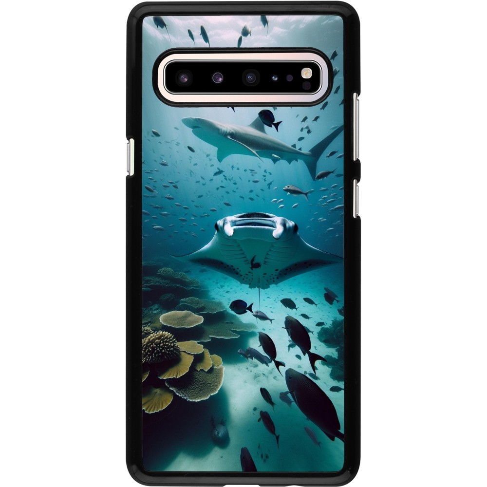 Samsung Galaxy S10 5G Case Hülle - Manta Lagune Reinigung