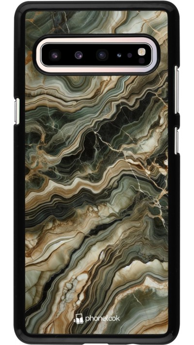 Samsung Galaxy S10 5G Case Hülle - Oliv Marmor